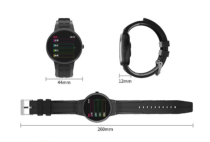 監(jiān)測心率智能手表尺寸